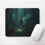 Bezaubernde Forest Fairy Fantasy Art Mousepad (Mit Mouse)