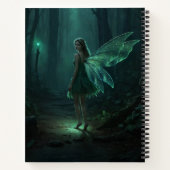 Bezaubernde Forest Fairy Fantasy Art Notizblock (Rückseite)