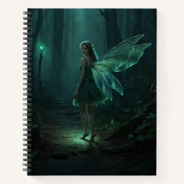 Bezaubernde Forest Fairy Fantasy Art Notizblock