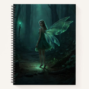 Bezaubernde Forest Fairy Fantasy Art Notizblock