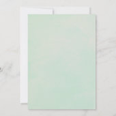 Bezaubernde Forest Fairy Garden Door Baby Dusche Einladung (Rückseite)