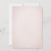 Bezaubernde Forest Fairy Garden Door on Pink Einladung (Rückseite)