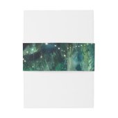 Bezaubernde Forest Fairy Lights Garden Chic Weddin Einladungsbanderole (Rückseitenbeispiel)