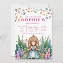 Bezaubernde Forest Fairy Princess Birthday