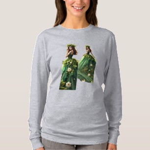 🌿 Bezaubernde Forest Queen - Nature Goddess Art � T-Shirt