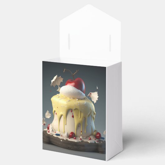 Bezaubernde Forest Themed Gefälligkeitsboxen mit N Geschenkschachtel (Geöffnet)