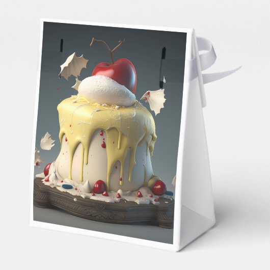 Bezaubernde Forest Themed Gefälligkeitsboxen mit N Geschenkschachtel (Rückseite)