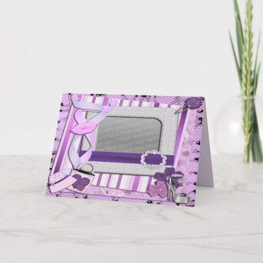 bezaubernde Fotokarte Karte (Vorderseite)