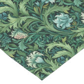 Bezaubernde französische grüne Sammlung Großer Tischläufer (Ecke)