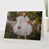 bezaubernde Frauen in geklappter Grußkarte Karte (Vorderseite)