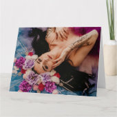 bezaubernde Frauenkarte Karte (Vorderseite)