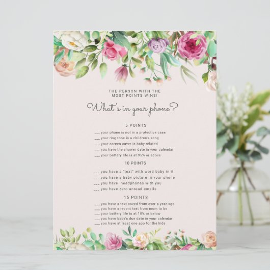 Bezaubernde Garden Baby Duwer Telefonkarte (Stehend Vorderseite)