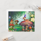 Bezaubernde Gärten Gnomes Karte (Vorderseite/Rückseite Beispiel)