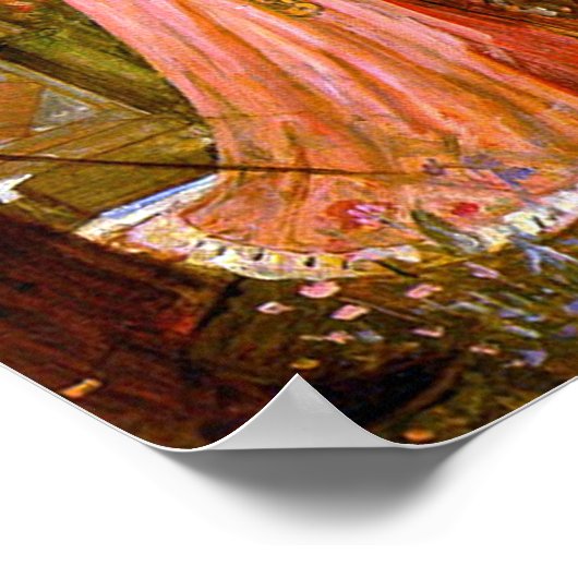 Bezaubernde Gartenanlage Poster (Ecke)