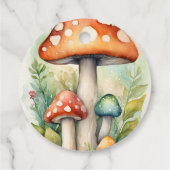 Bezaubernde Gartenmärchendusche Geschenkanhänger (Rückseite)