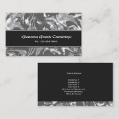 Bezaubernde Granit-Gewohnheits-Visitenkarte Visitenkarte (Vorne/Hinten)