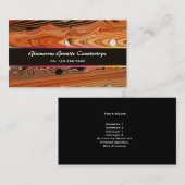 Bezaubernde Granit-Gewohnheits-Visitenkarte Visitenkarte (Vorne/Hinten)
