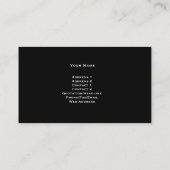 Bezaubernde Granit-Gewohnheits-Visitenkarte Visitenkarte (Rückseite)