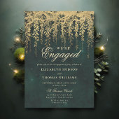 Bezaubernde Gruppe für das Engagement der Forest G Einladung