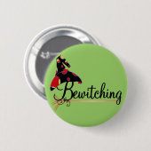 Bezaubernde Halloweent-shirts und -geschenke Button (Vorne & Hinten)