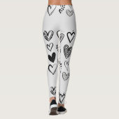bezaubernde Herzen Leggings (Rückseite)