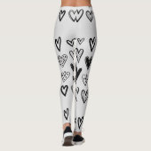 bezaubernde Herzen Leggings (Rückseite)
