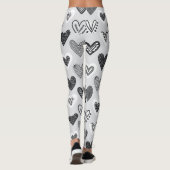 bezaubernde Herzen Leggings (Rückseite)