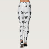 bezaubernde Herzen Leggings (Rückseite)