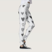 bezaubernde Herzen Leggings (Rechts)
