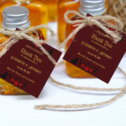 Bezaubernde Hochzeit Geschenkanhänger