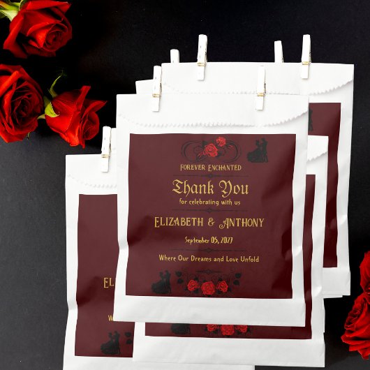 Bezaubernde Hochzeit Geschenktütchen