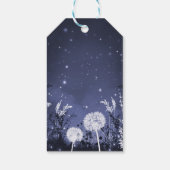 Bezaubernde Hochzeit von Twilight Sky Stars & Foli Geschenkanhänger (Rückseite)