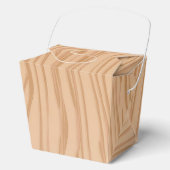 Bezaubernde Holzmuster-Feier Geschenkschachtel (Vorderseite)