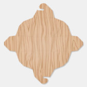 Bezaubernde Holzmuster-Feier Geschenkschachtel (Ungeklappt)