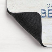 Bezaubernde Holztextur, Starfish, Strand Mousepad (Ecke)