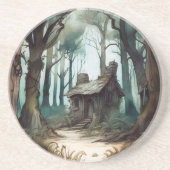 Bezaubernde Hütte Getränkeuntersetzer (Vorne)