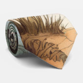 Bezaubernde Hütte Krawatte (Gerollt)