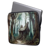 Bezaubernde Hütte Laptopschutzhülle (Vorderseite Links)