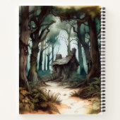 Bezaubernde Hütte Notizblock (Rückseite)