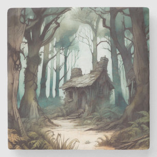 Bezaubernde Hütte Steinuntersetzer