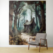 Bezaubernde Hütte Wandteppich (Beispiel)