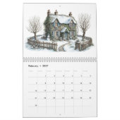 Bezaubernde Hütten Kalender (Feb 2027)