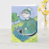 bezaubernde inspirierte Geschenkkarte Karte (Gelbe Blume)