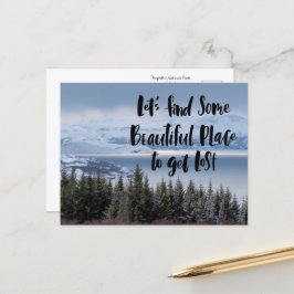 Bezaubernde isländische Schönheit Postkarte