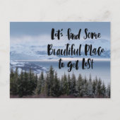 Bezaubernde isländische Schönheit Postkarte (Vorderseite)