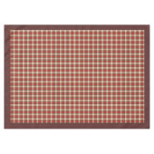 Bezaubernde Karierte Feierlichkeiten in Rot Grün Tischdecke (Vorderseite (Horizontal))