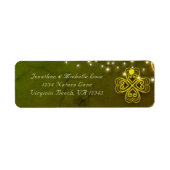 Bezaubernde keltische Clover- und String-Lights-Ad (Vorne)