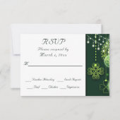 Bezaubernde keltische Hochzeiten RSVP Karte (Vorderseite)