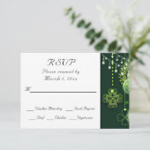 Bezaubernde keltische Hochzeiten RSVP Karte (Stehend Vorderseite)