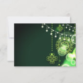 Bezaubernde keltische Hochzeiten RSVP Karte (Rückseite)